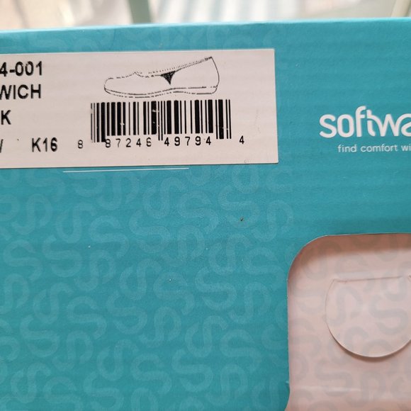 Softwalk Norwich 10W Black Leather Ballet Flats NIB - Picture 3 of 7